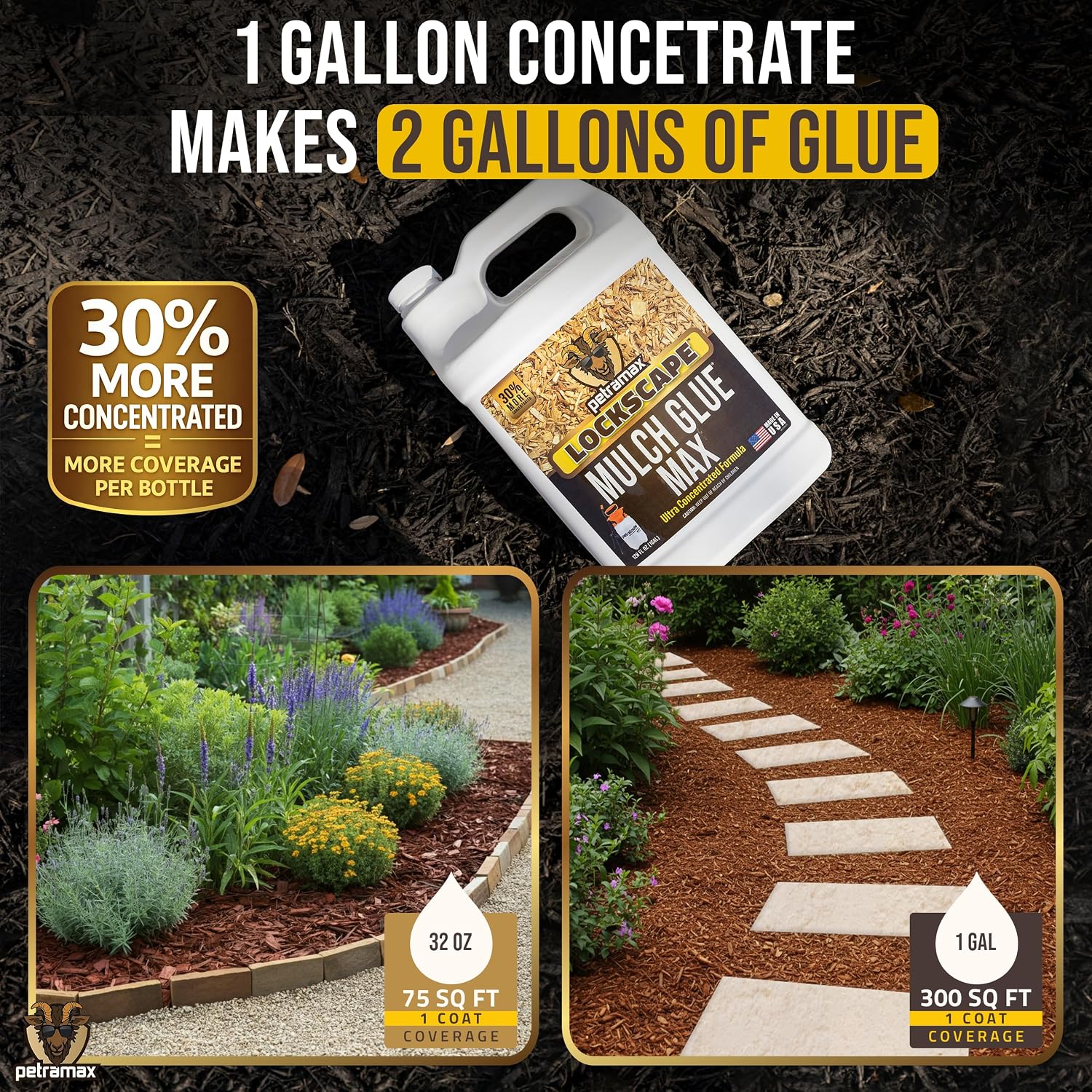 100% water-permeable bond lets rain drain through to the soil
