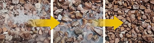 Pea Gravel Pathway Lock-In