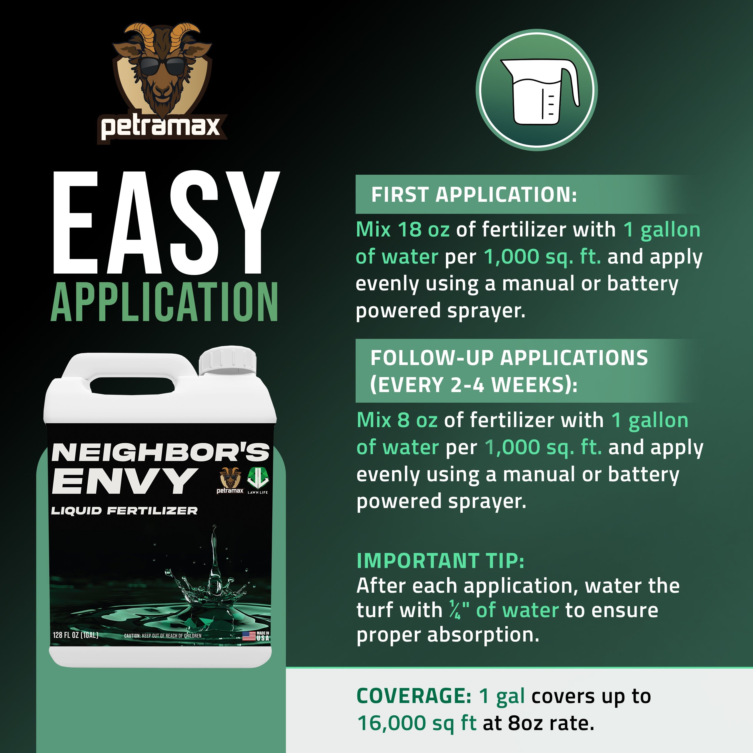 Neighbor's Envy Liquid Fertilizer
