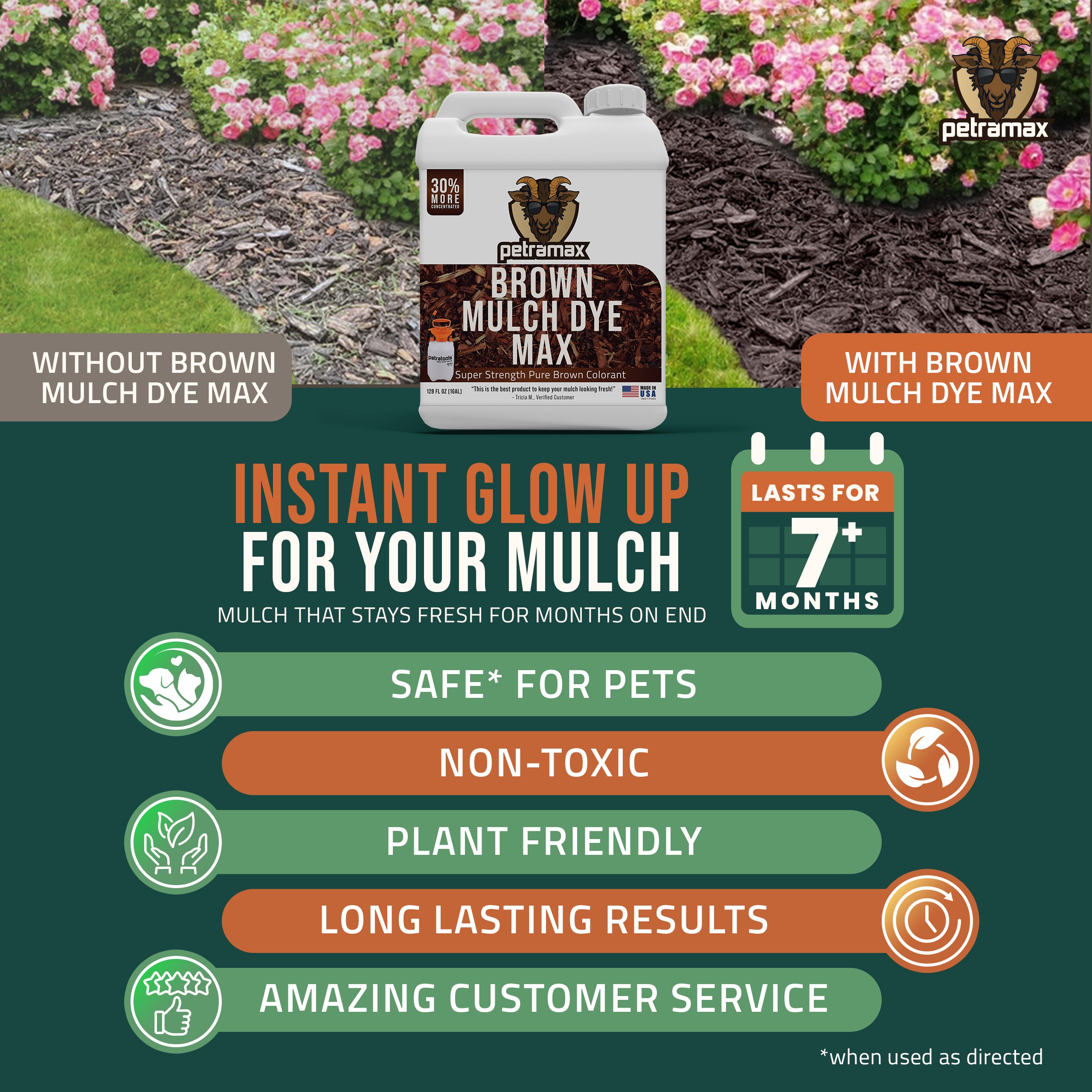 Brown Mulch Dye