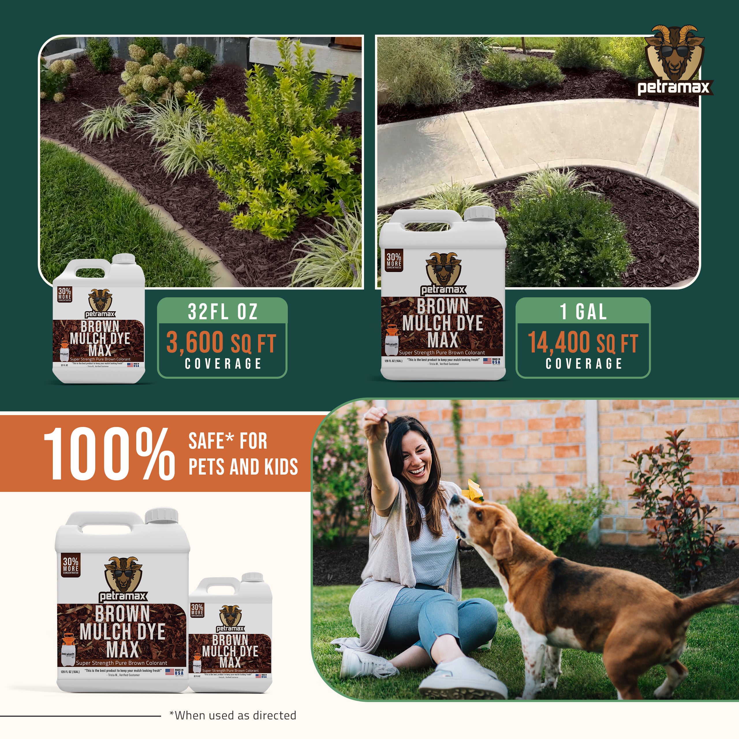 Brown Mulch Dye