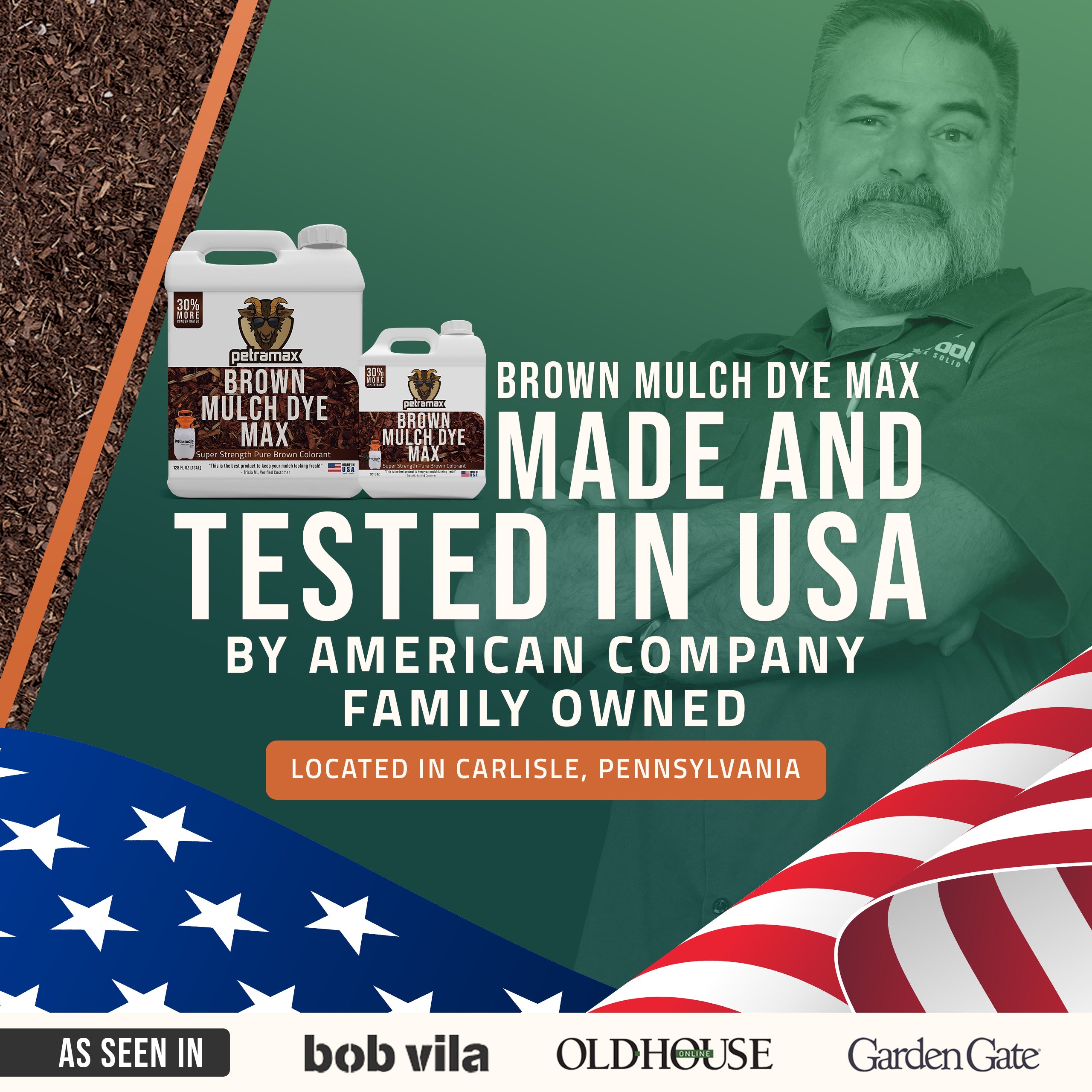Brown Mulch Dye