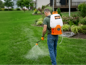 KEEPS YOUR LAWN FED LONGER