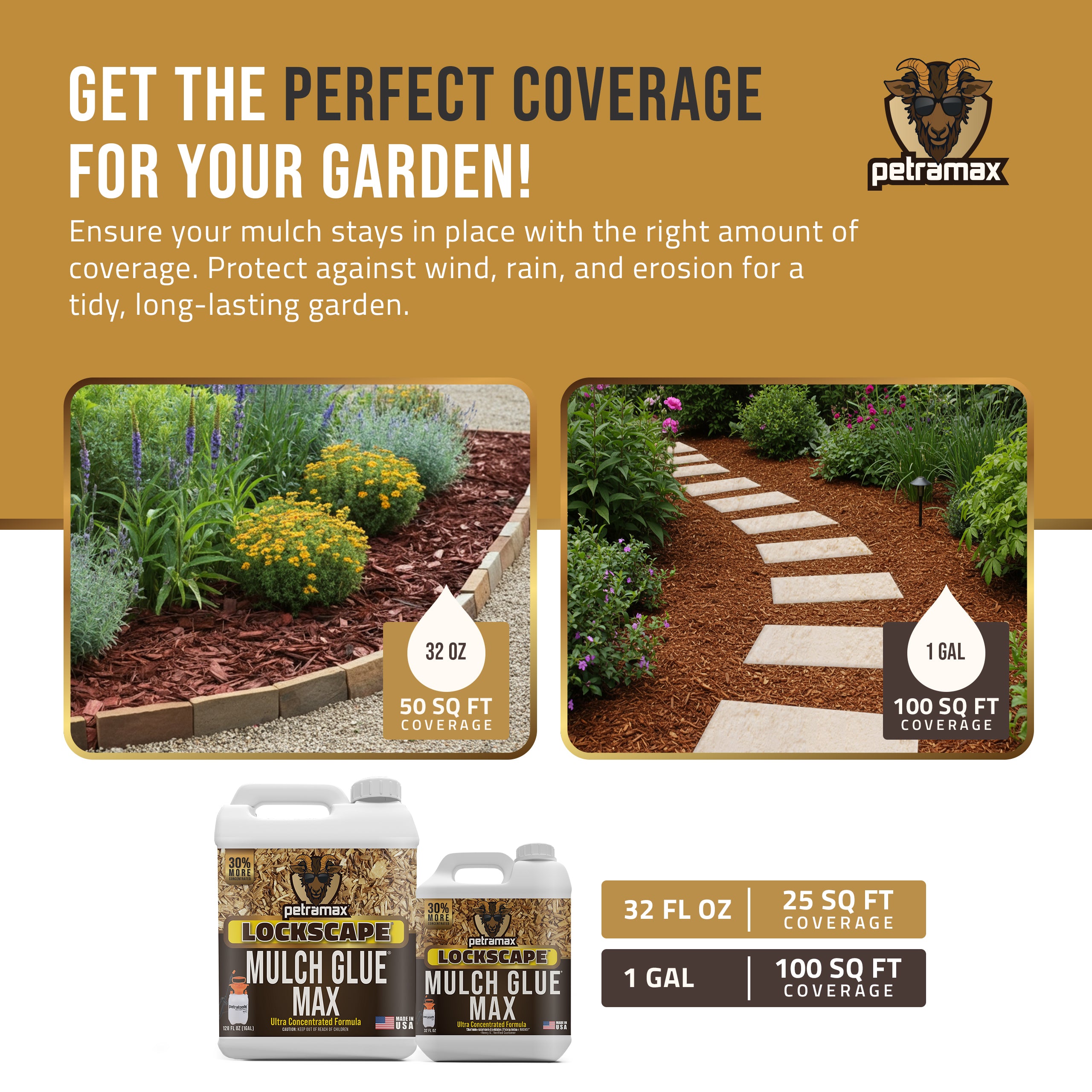 Mulch Glue Max - 3 Gallons + 1 Free Gallon