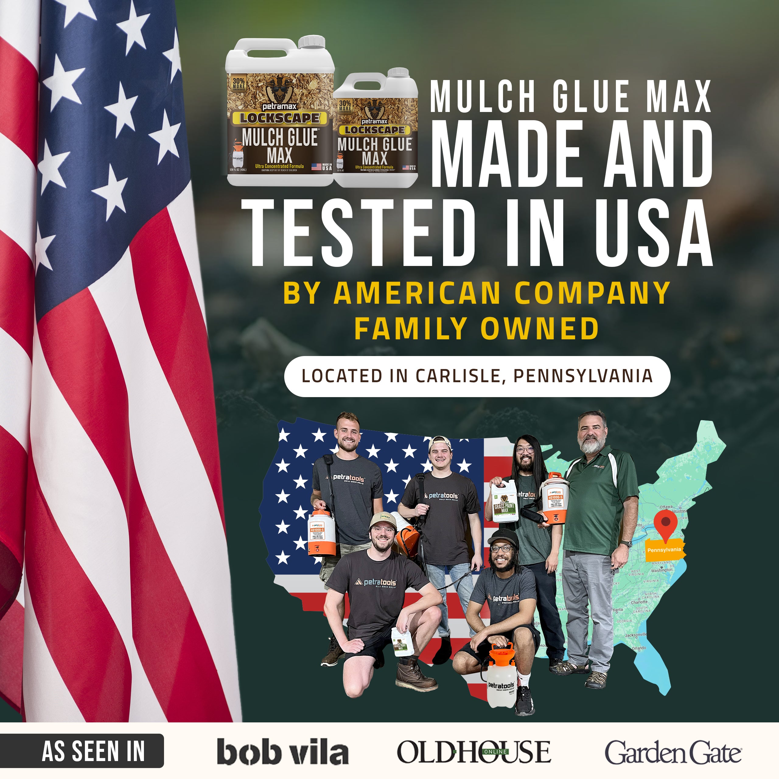 Mulch Glue Max - 3 Gallons + 1 Free Gallon