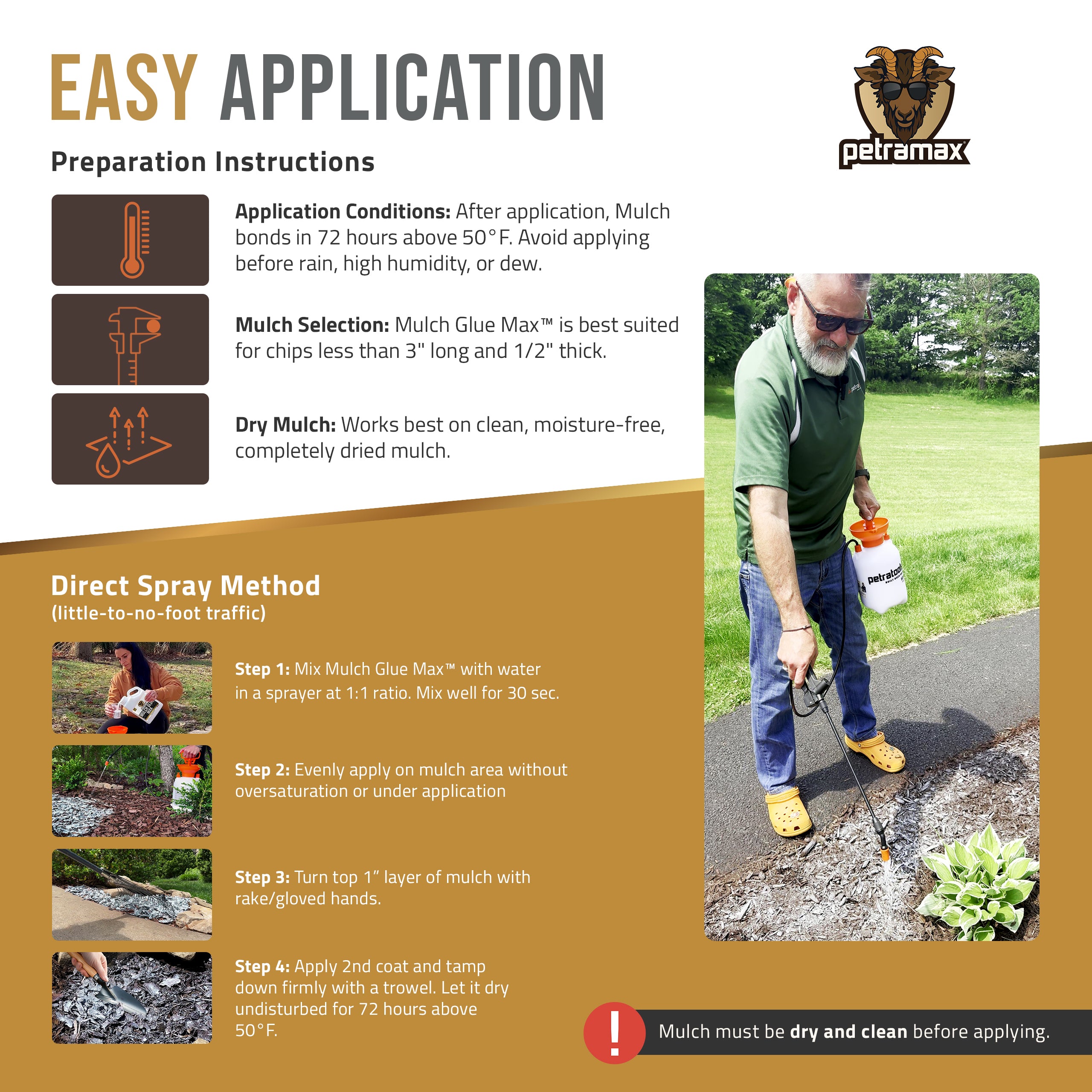 Mulch Glue Max - 3 Gallons + 1 Free Gallon