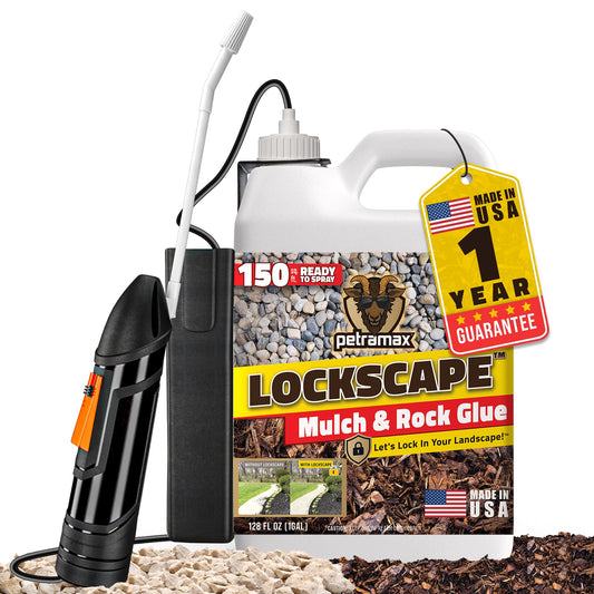 Lockscape Rock Glue for Landscaping with SnapSpray