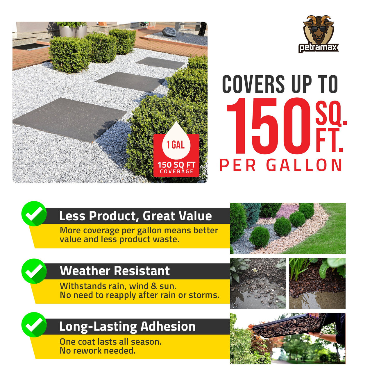 Lockscape Rock Glue for Landscaping with SnapSpray